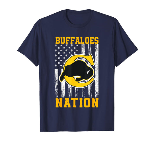 Caliche Buffaloes Logo Nation HS T-Shirt