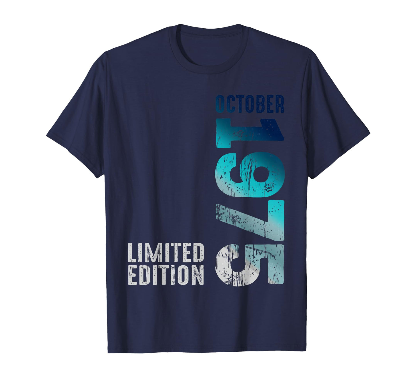 Cool Awesome October 1975 Since 1975 Vintage 1975 Retro 1975 T-Shirt