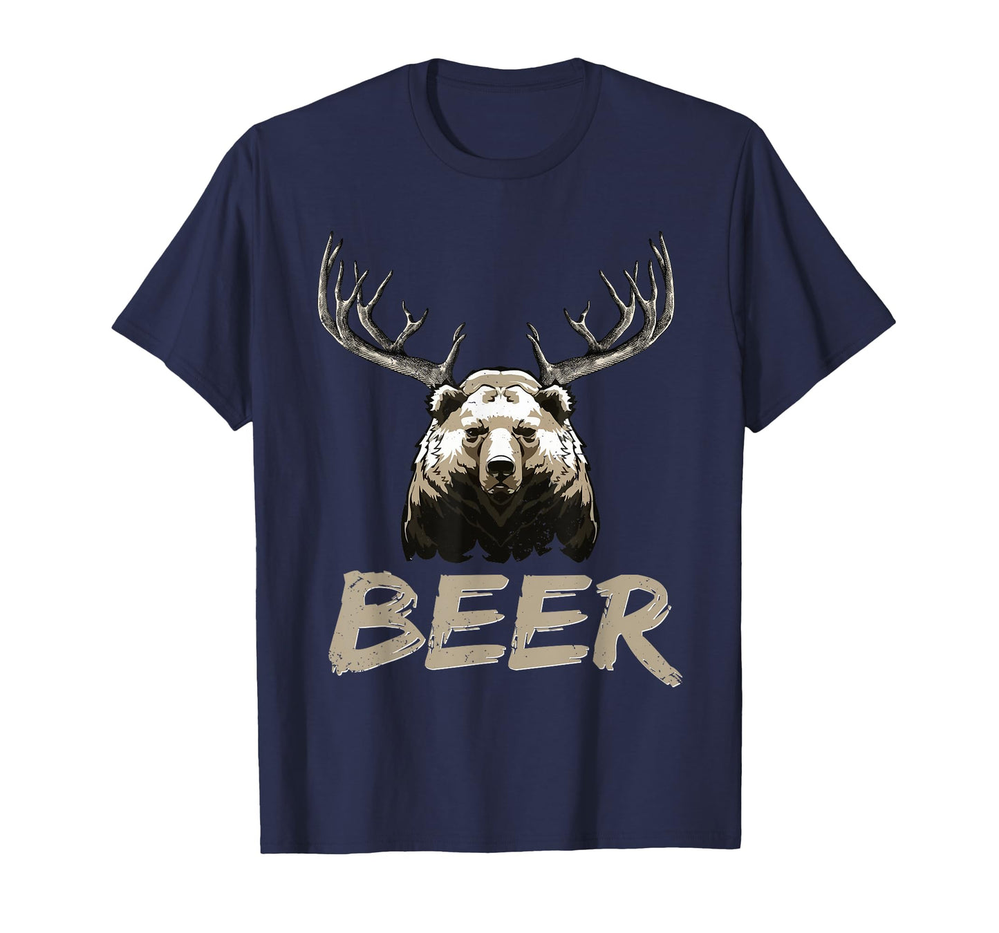 Bear Deer Beer Beer Lovers Drinkers Men Women T-Shirt