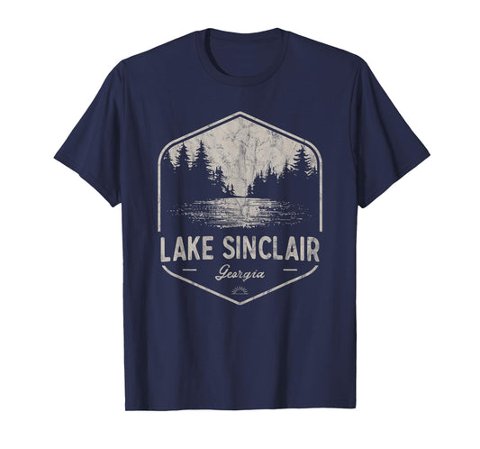 Lake Sinclair Georgia Outdoors Vintage T-Shirt