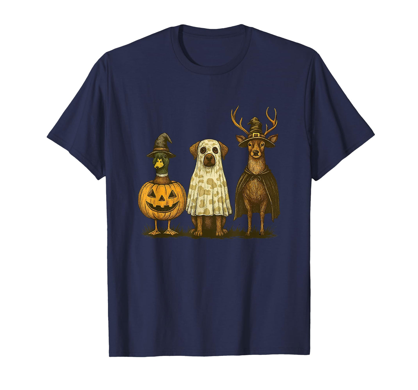 Hunting Season Halloween Camo Bow Hunting Duck Hunting Deer T-Shirt