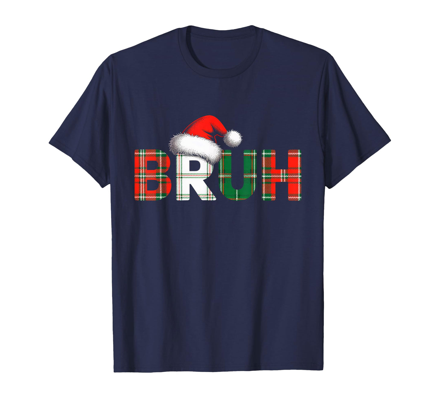 Bruh Funny Christmas Meme Xmas Teens Boys Kids Xmas Pajamas T-Shirt