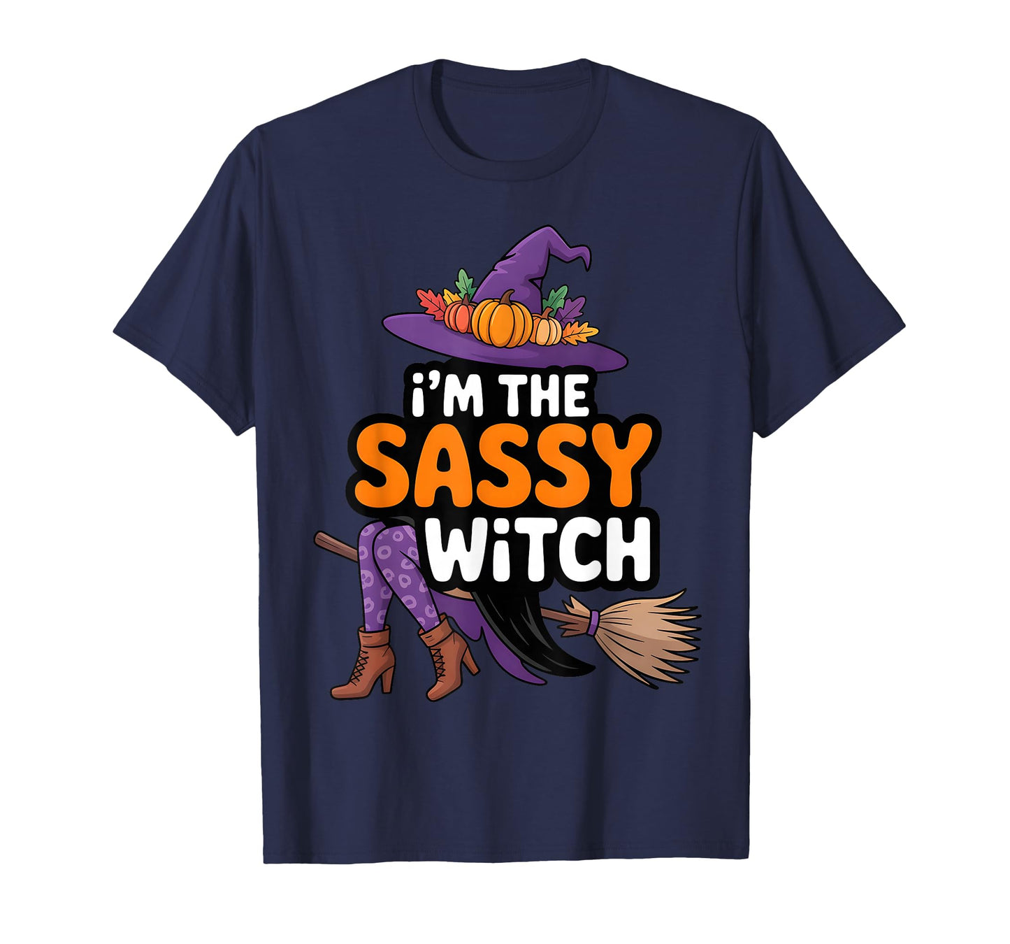 I'm The Sassy Witch Halloween Matching Group Costume T-Shirt