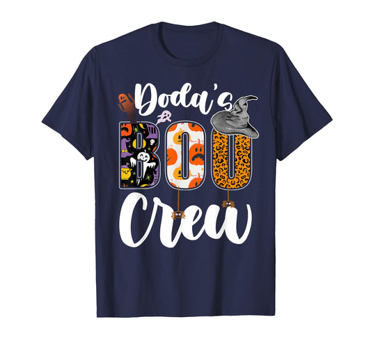 Doda's Boo Crew Halloween Aunt Nephew Niece Matching T-Shirt