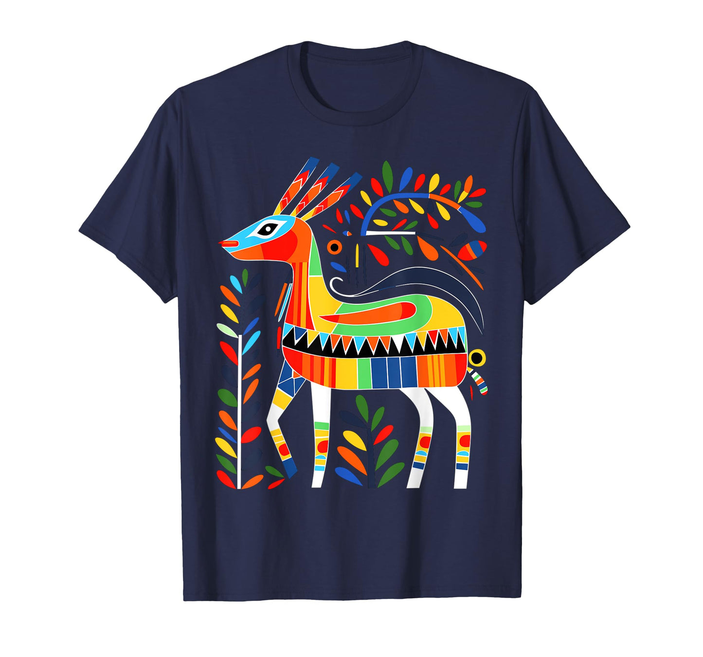 Native American Deer Pacific Northwest Coastal Art T-Shirt