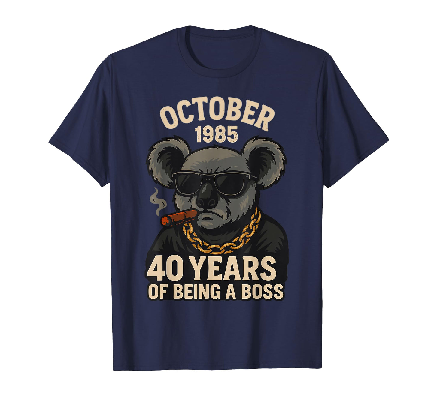 October 40th Birthday Men Women 1985 Awesome Panda Lovers T-Shirt