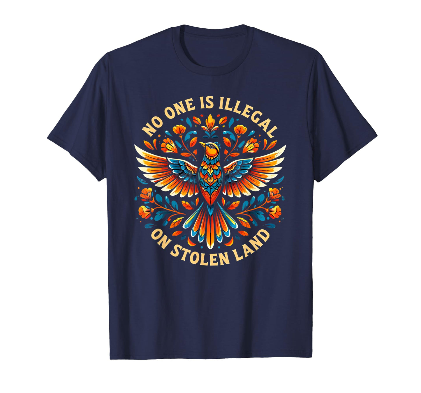 Know One is Illegal On Stolen Land Native Americans Vintage T-Shirt