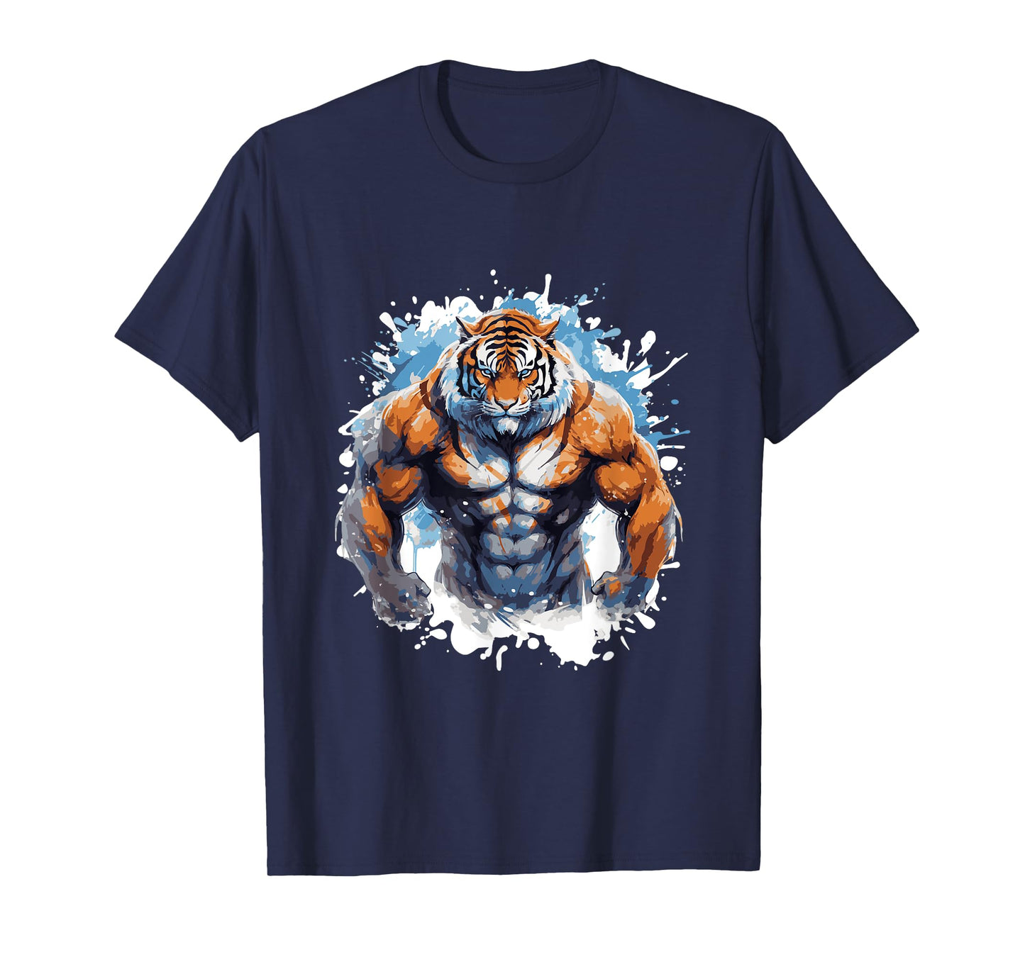 Tiger Workout Gym Beast Fighter Bodybuilder T-Shirt
