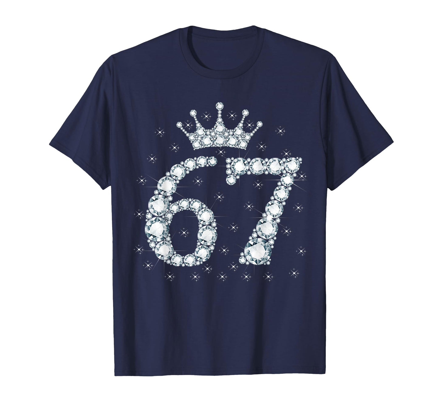 67 Crown 67 Years Old Happy 67th Birthday Girl Women T-Shirt