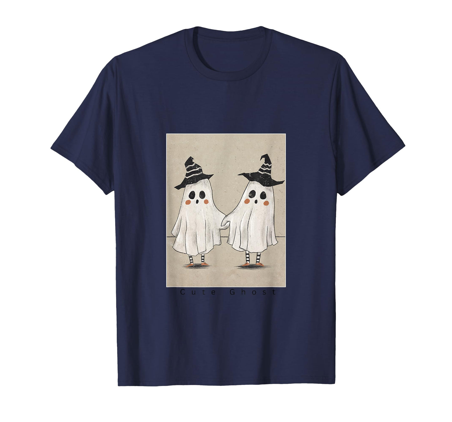 Cute Halloween Ghost Couple T-Shirt