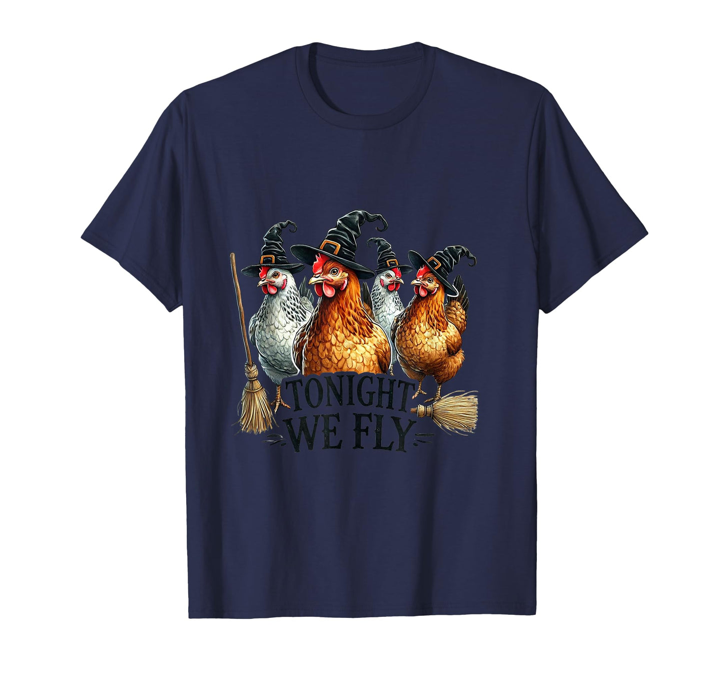 Amazing Spooky Creepy Halloween Chicken T-Shirt