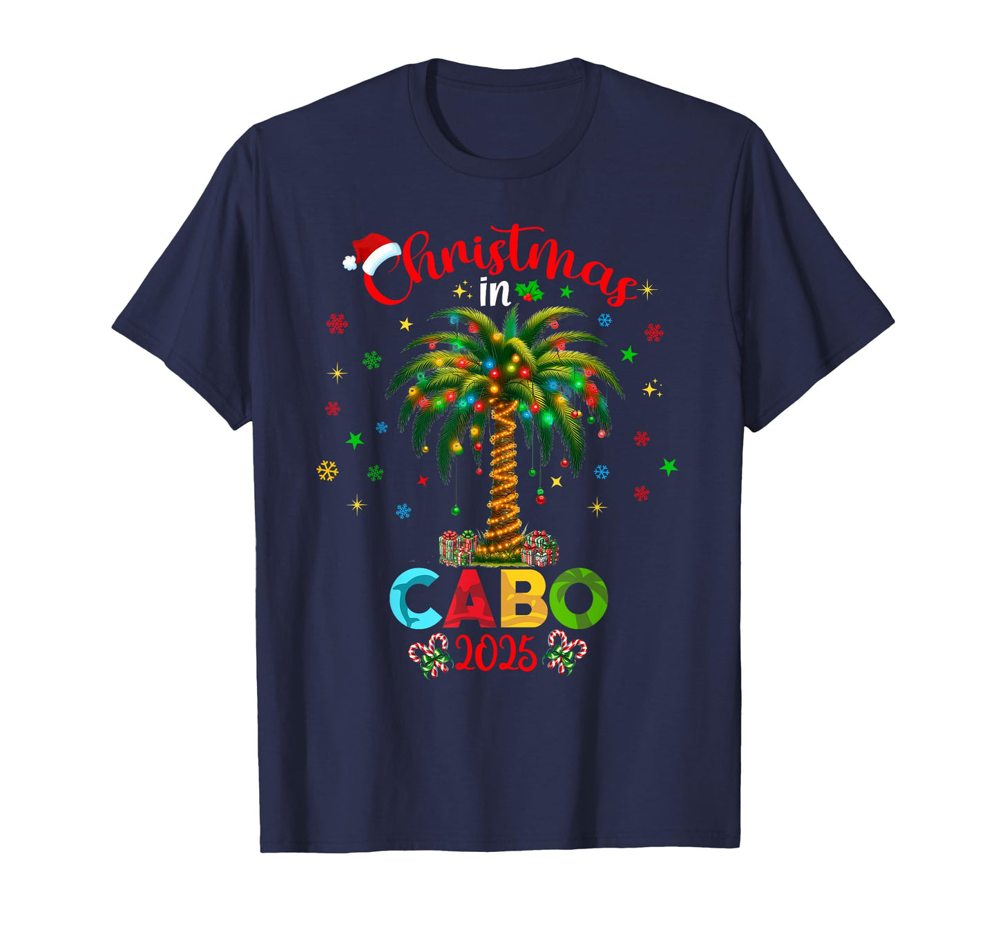 Mexico Cancun Cabo Christmas Trip Family Reunion Tropical T-Shirt