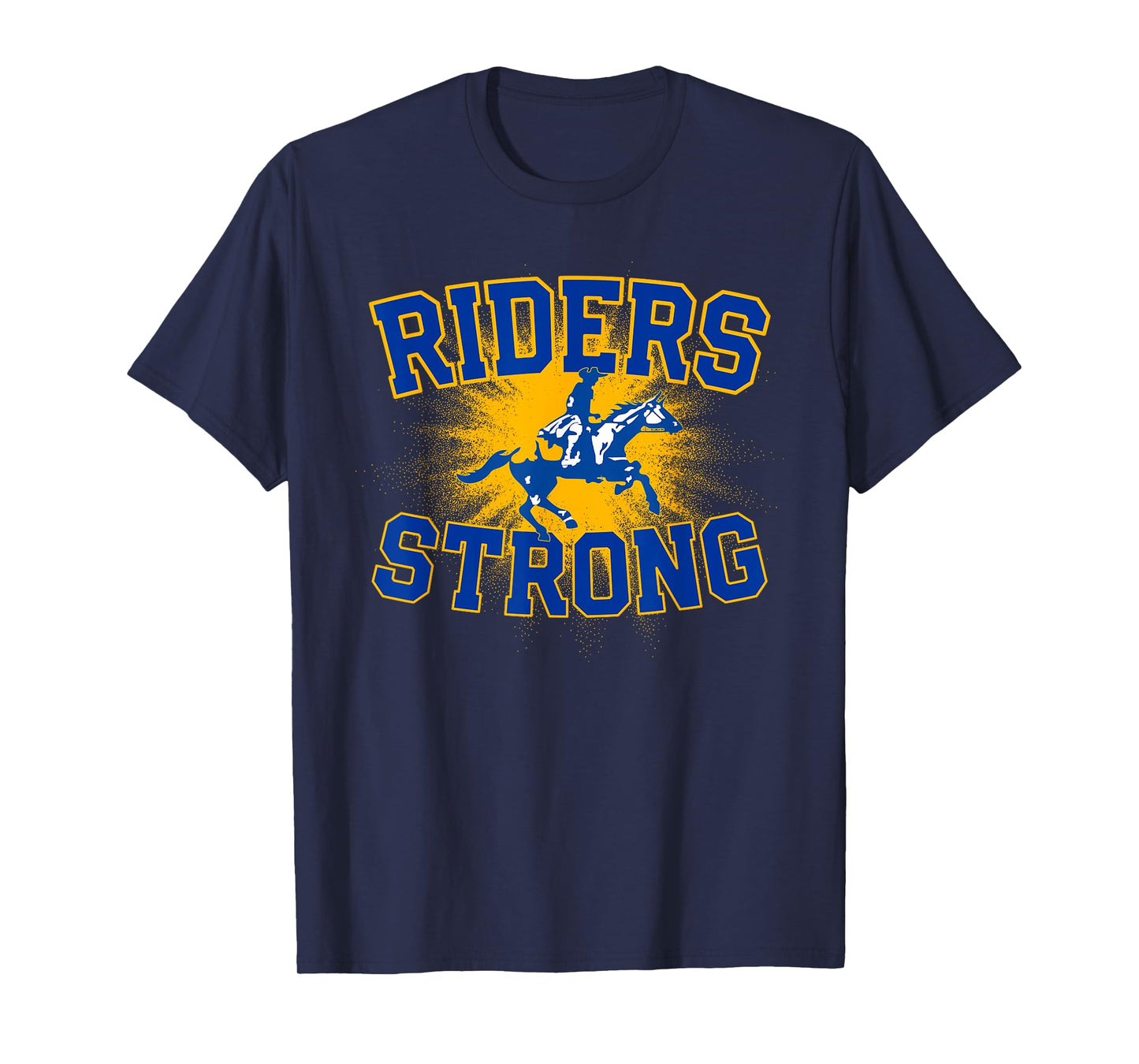 Caesar Rodney Riders Logo Strong Flag HS T-Shirt