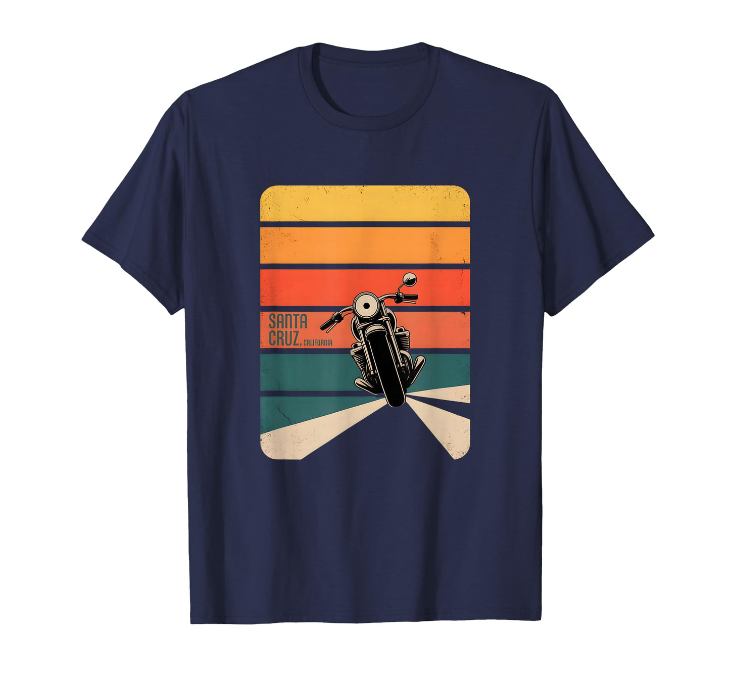 Vintage Motorcycle Outfit | Santa Cruz Retro Bike T-Shirt