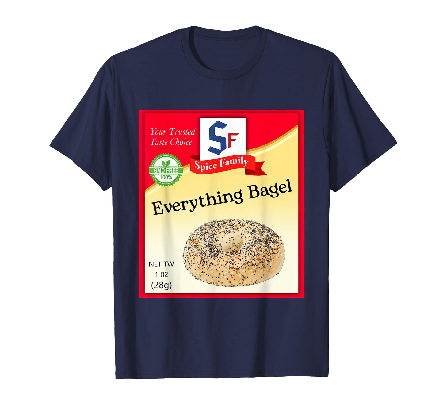 Everything Bagel Condiment Costume Holiday Spice Costumes T-Shirt
