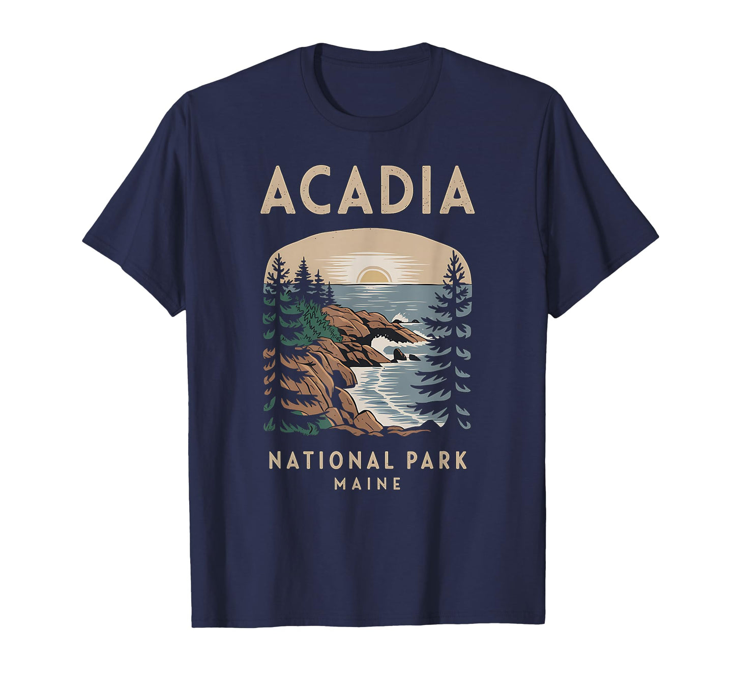 Acadia National Park Maine Scenic View T-Shirt
