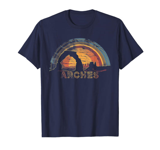 Arches - US National Park Vintage Men Women Kids Retro T-Shirt