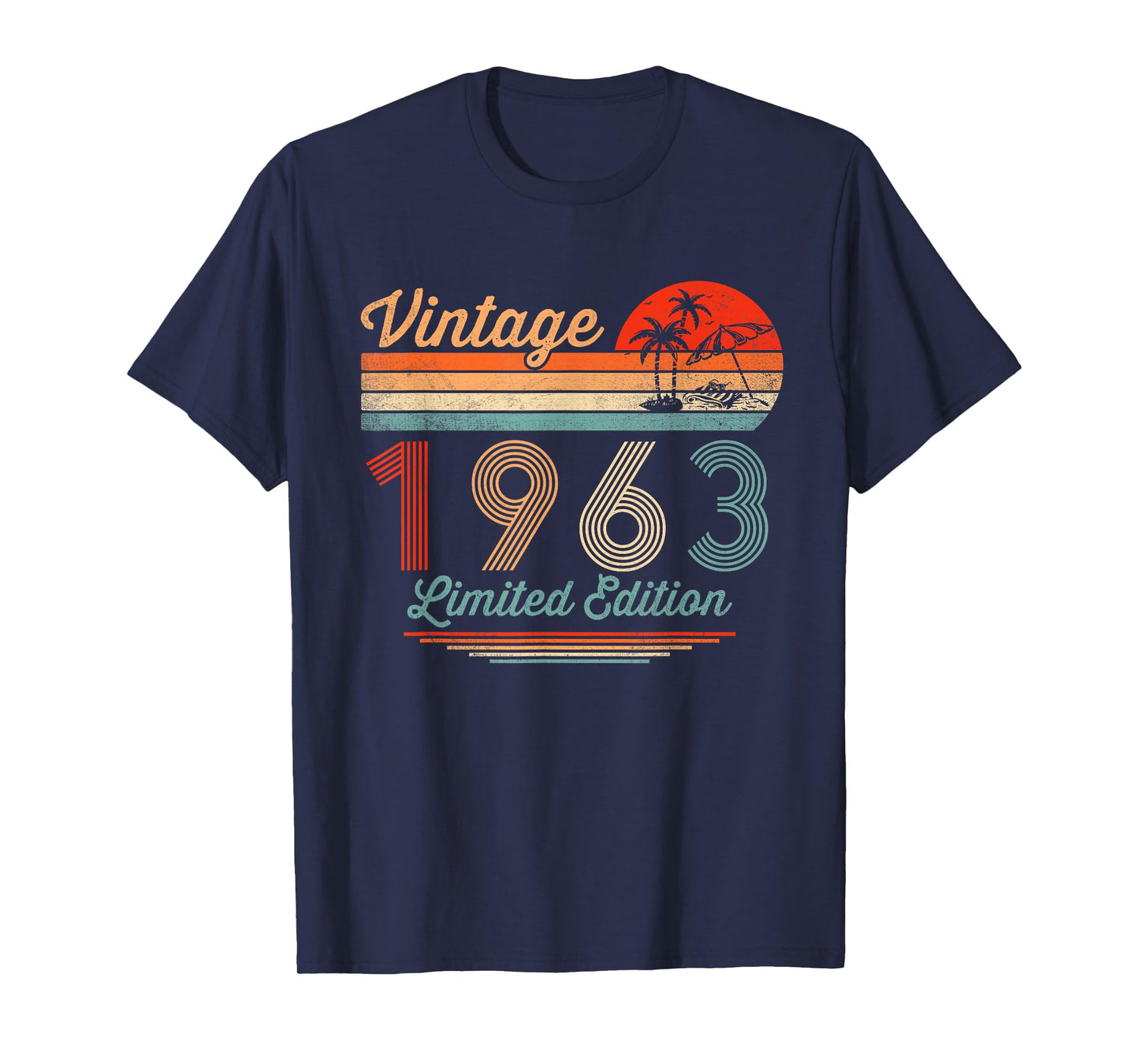 Vintage 1963 Limited Edition 62 Year Old Gifts 62nd Birthday T-Shirt