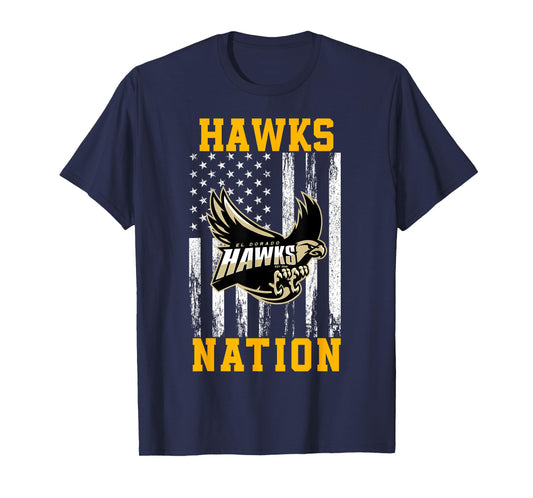 El Dorado Hawks Logo Nation HS T-Shirt