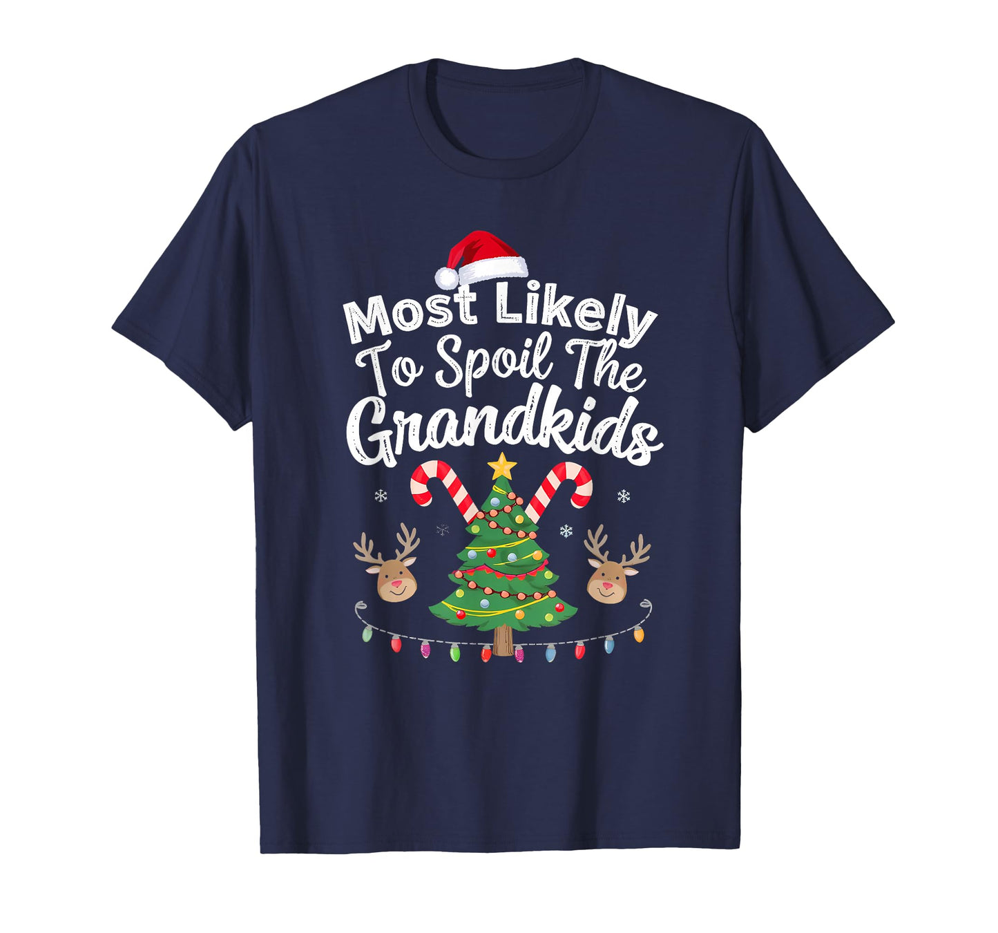 Humoir Most Likely to Spoil The Grandkids Christmas Party T-Shirt