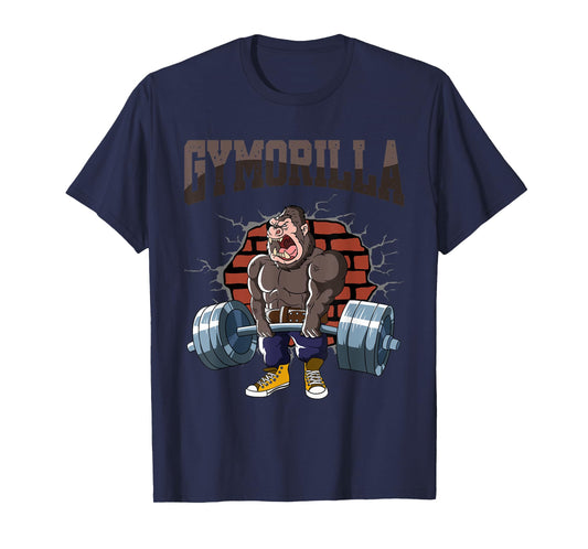 Fitness Gorilla GYMORILLA Deadlift Workout Training Gym T-Shirt