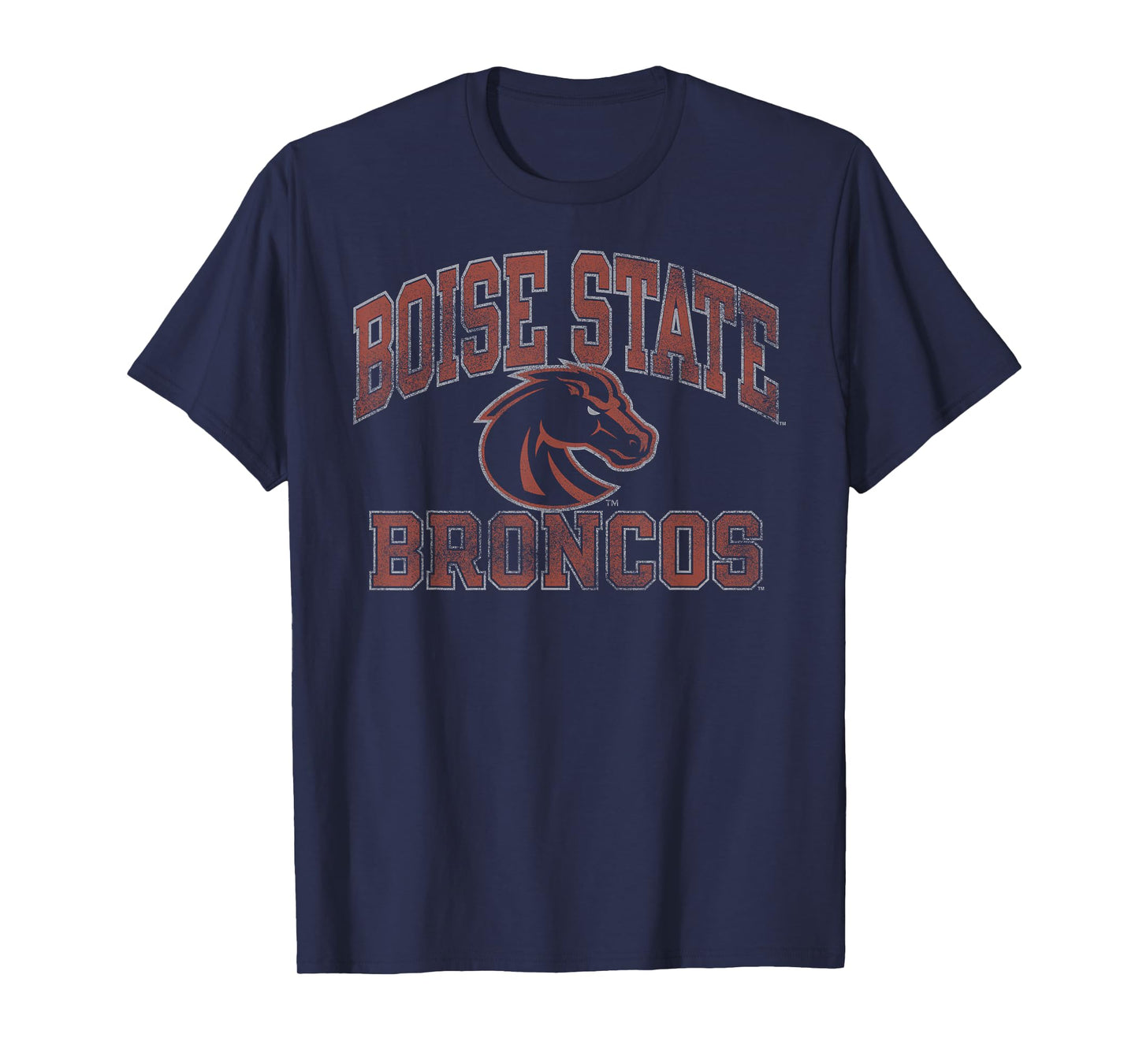 Boise State Broncos Vintage Worn Blue Officially Licensed T-Shirt