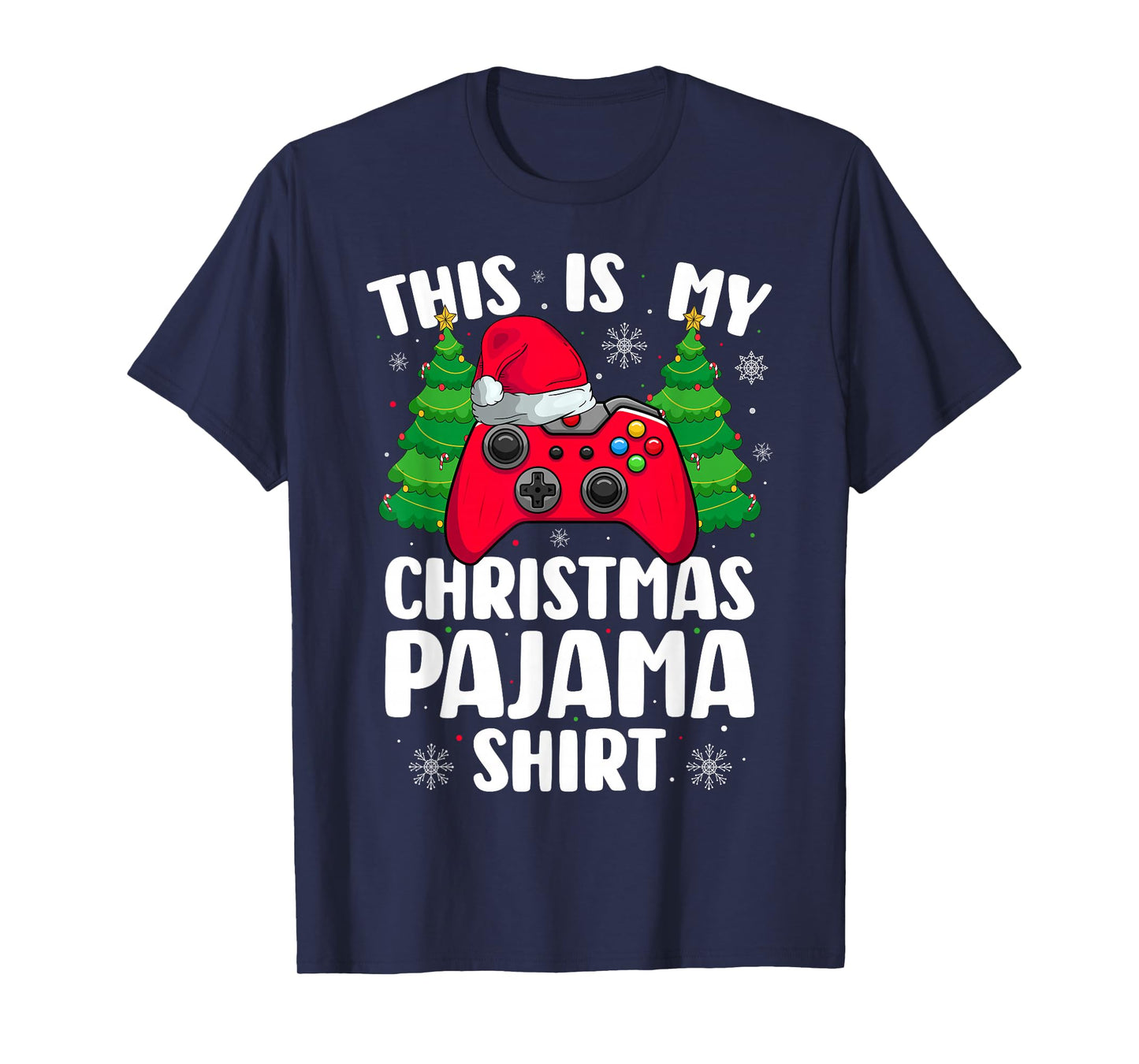 Video Game Gamer Gaming This is My Christmas Pajamas T-Shirt
