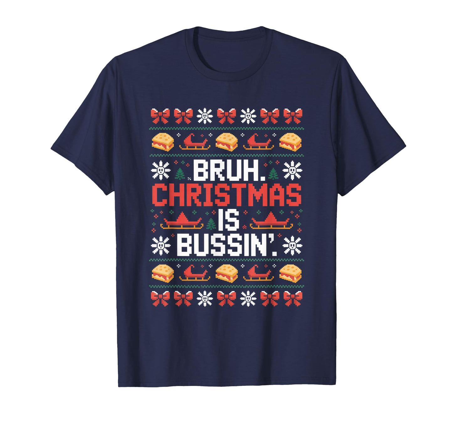 Funny Gen Alpha Gen Z Slang Funny Christmas Sweater T-Shirt
