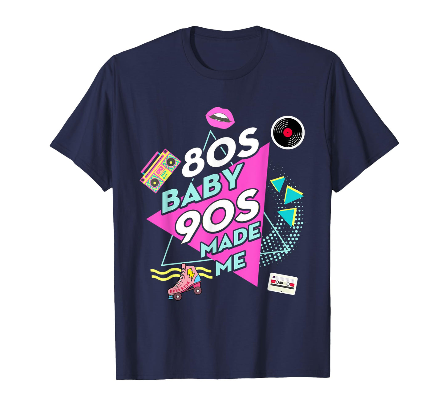 1980s 80's Baby 1990s 90's Outfit Costume Retro Party Theme T-Shirt