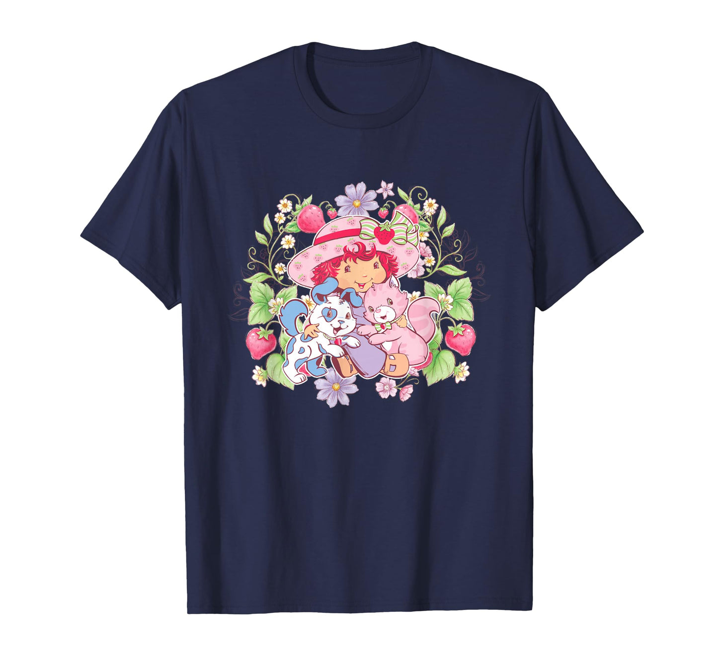 Strawberry Shortcake Summer Flowers & Sweet Pets T-Shirt