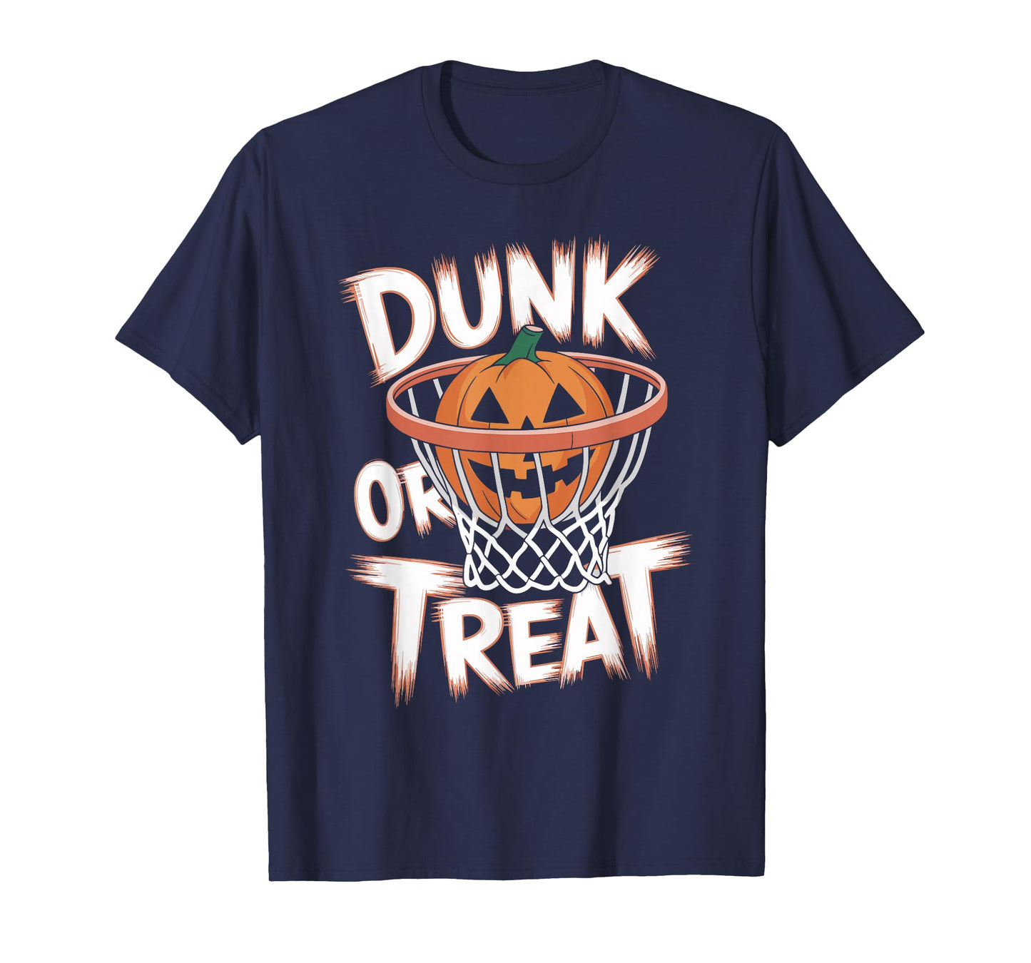 Dunk or Treat Halloween Basketball T Shirt Spooky Basketball T-Shirt
