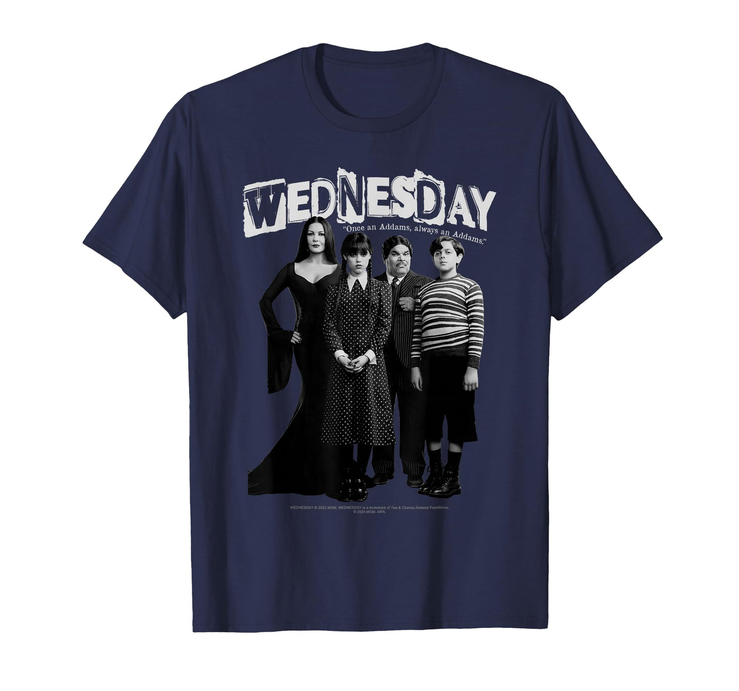 Wednesday Once An Addams Always An Addams Family Shot T-Shirt