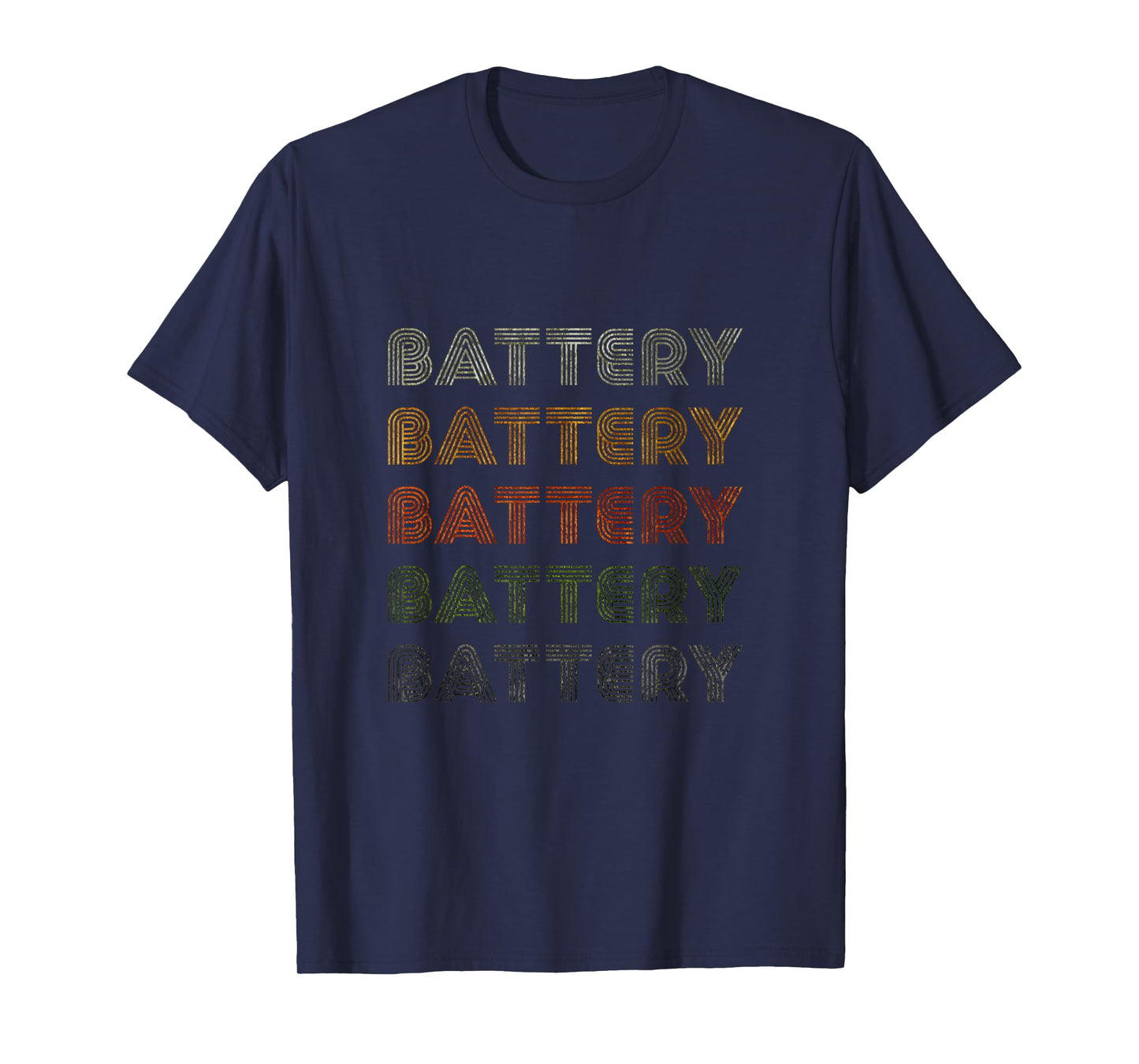 Love Heart Battery Tee Grunge Vintage Style Black Battery T-Shirt