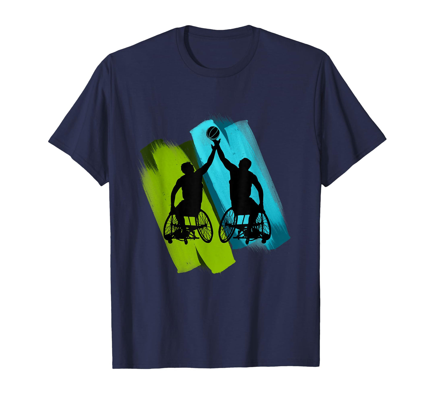 Cool Wheelchair Basketball Game T-Shirt