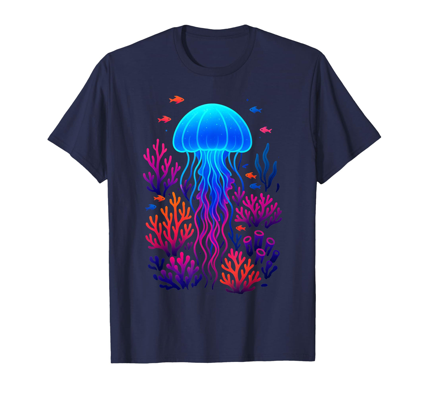 Glowing Jellyfish Ocean Adventure Gift for Sea Lovers T-Shirt