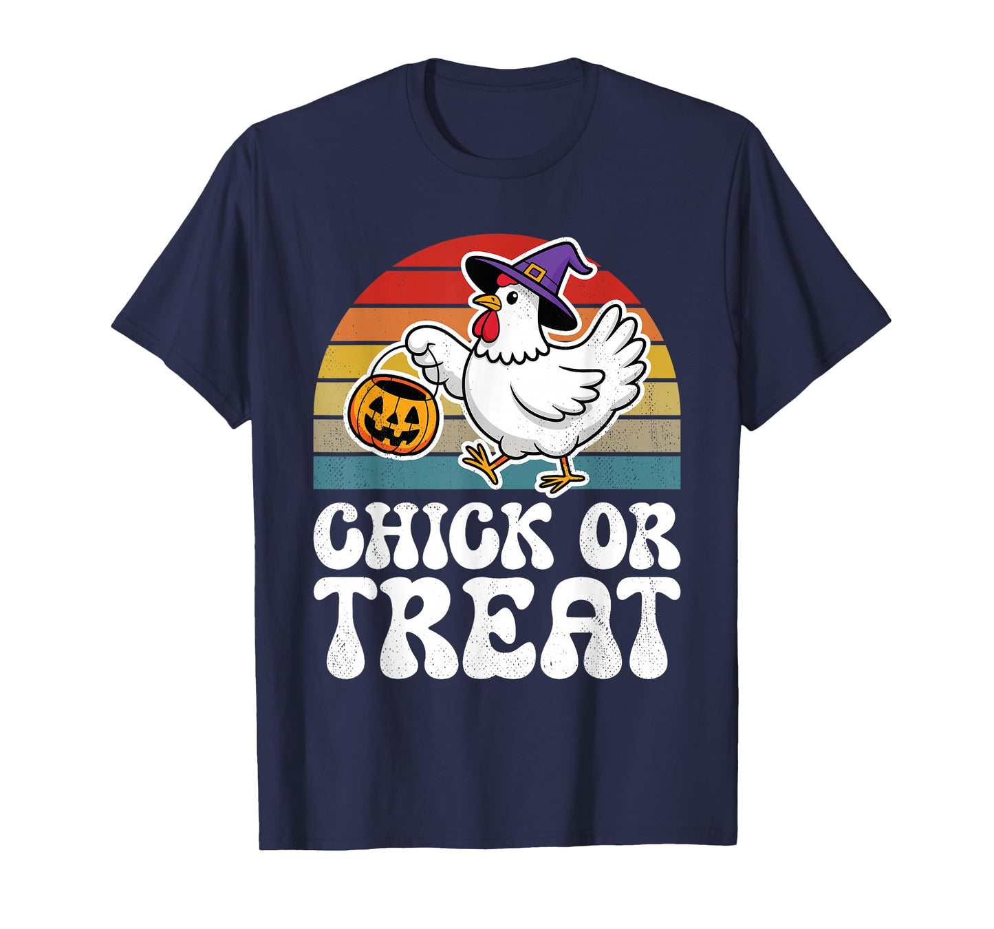 Chick Or Treat Cute Halloween Chicken T-Shirt
