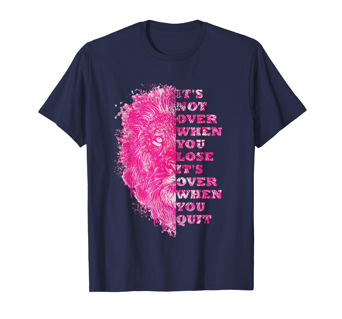 Lion Gym Quote Positive Message Motivation Training Saying T-Shirt