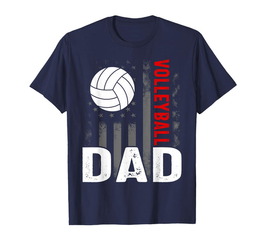 Vintage Volleyball Dad T-Shirt