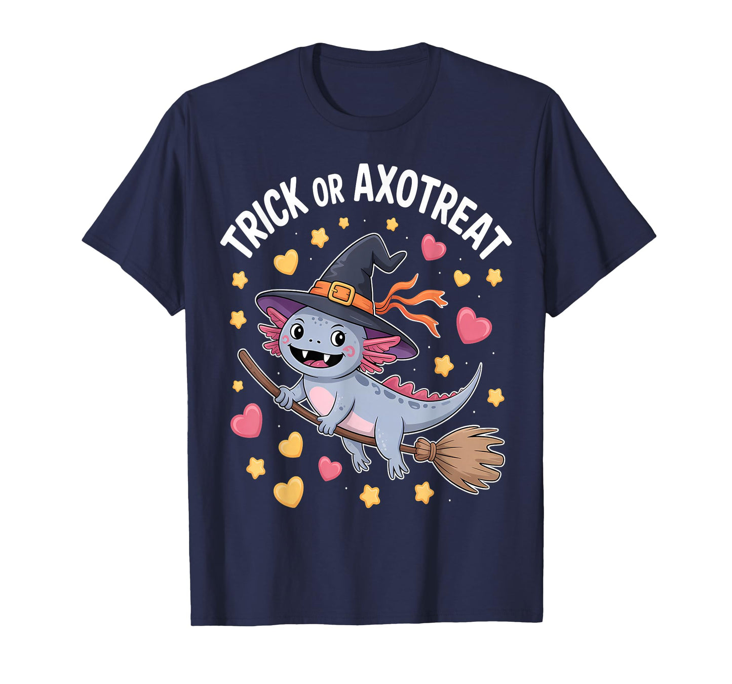 Trick Or Axotreat Halloween Fun T-Shirt