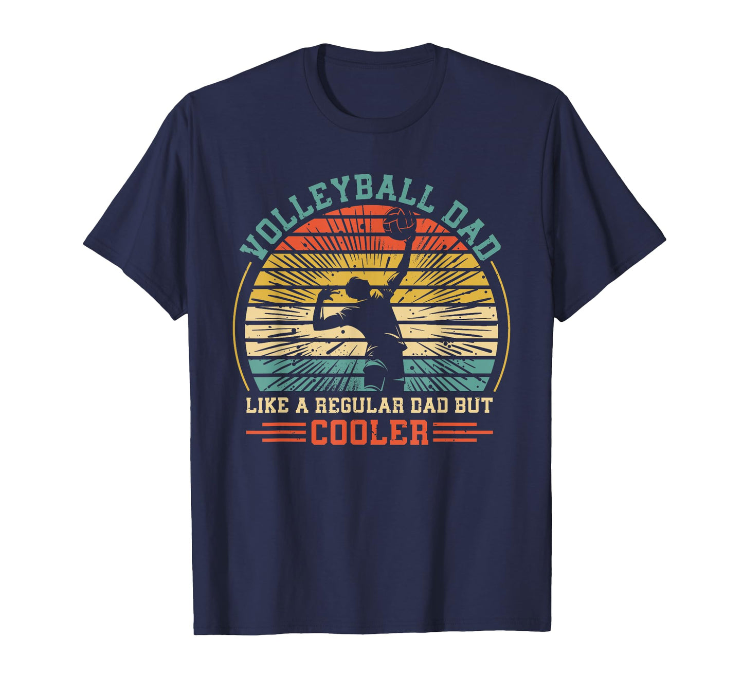 Retro Vintage Volleyball Dad Definition Father's Day For Dad T-Shirt