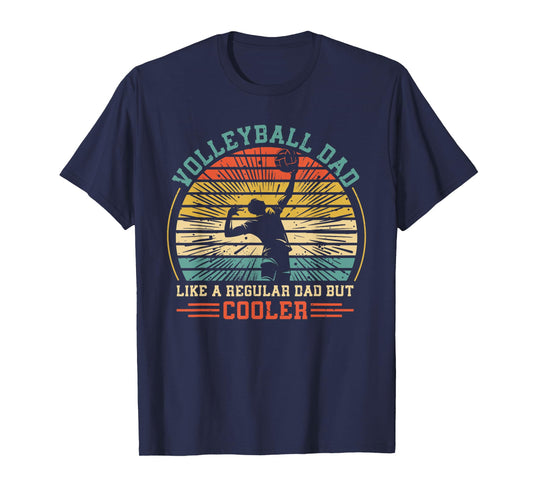 Retro Vintage Volleyball Dad Definition Father's Day For Dad T-Shirt