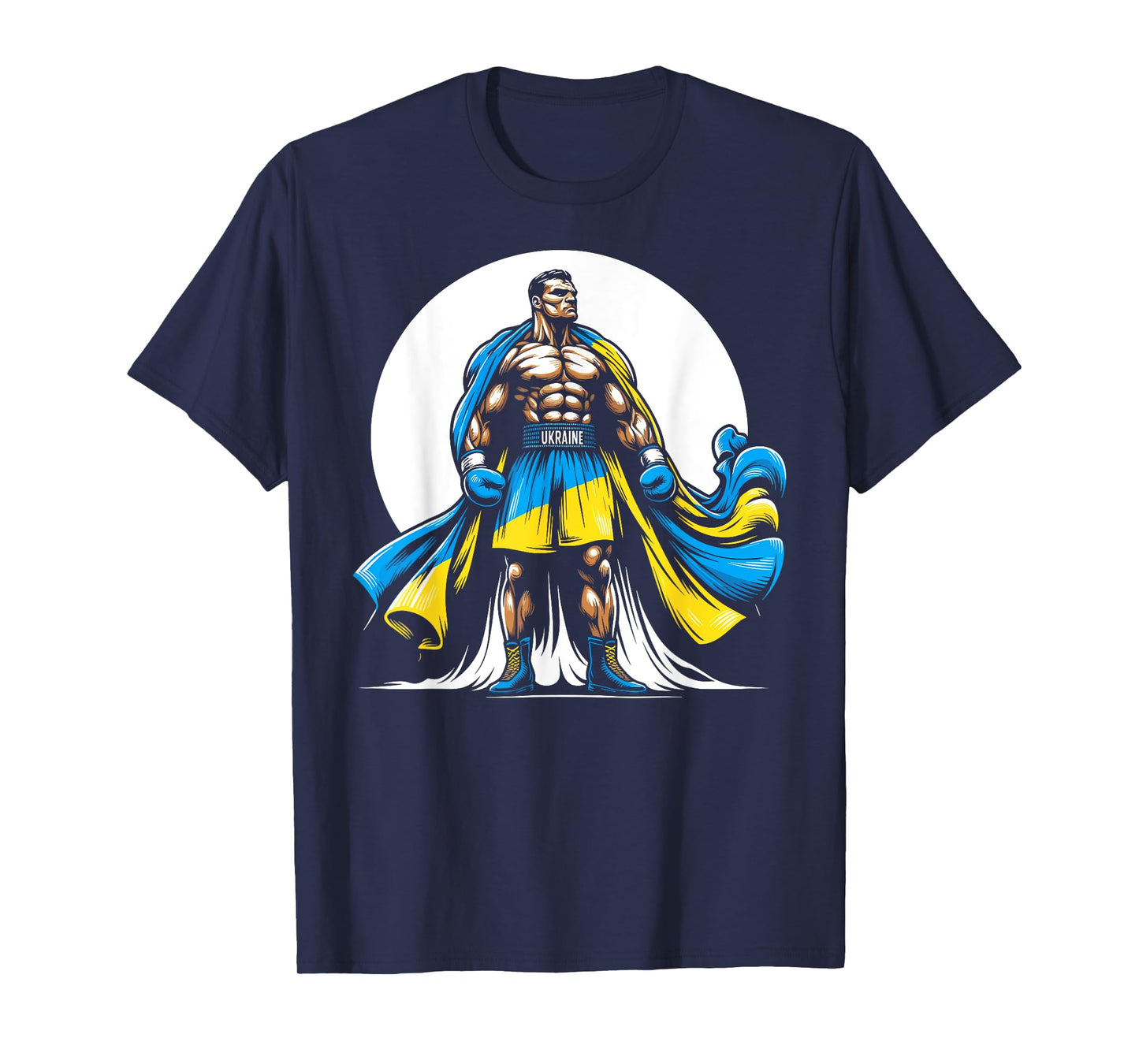 Ukrainian Boxer Patriotic Boxing Fighter Ukraine T-Shirt