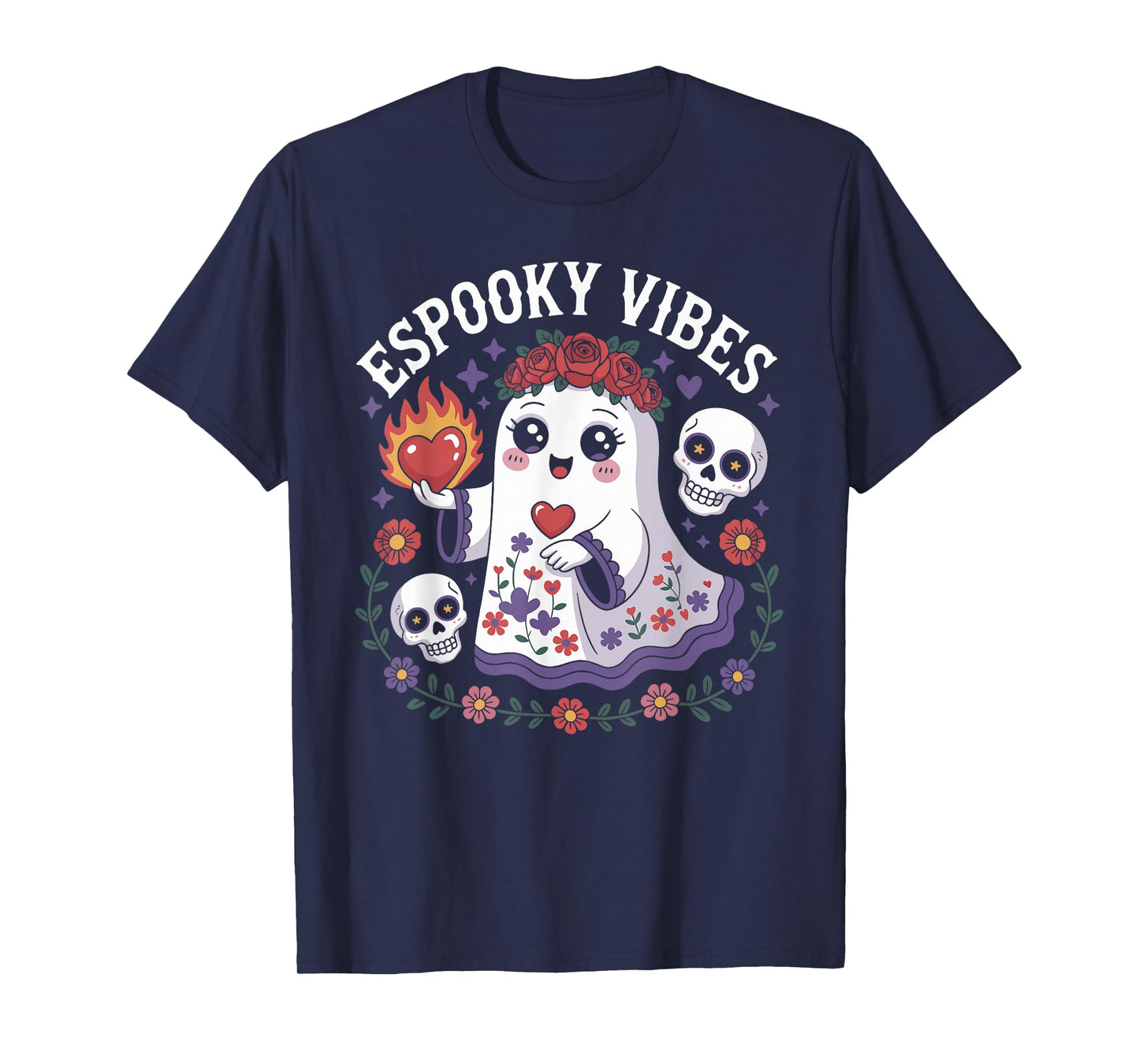 ESPOOKY Vibes Halloween Design T-Shirt