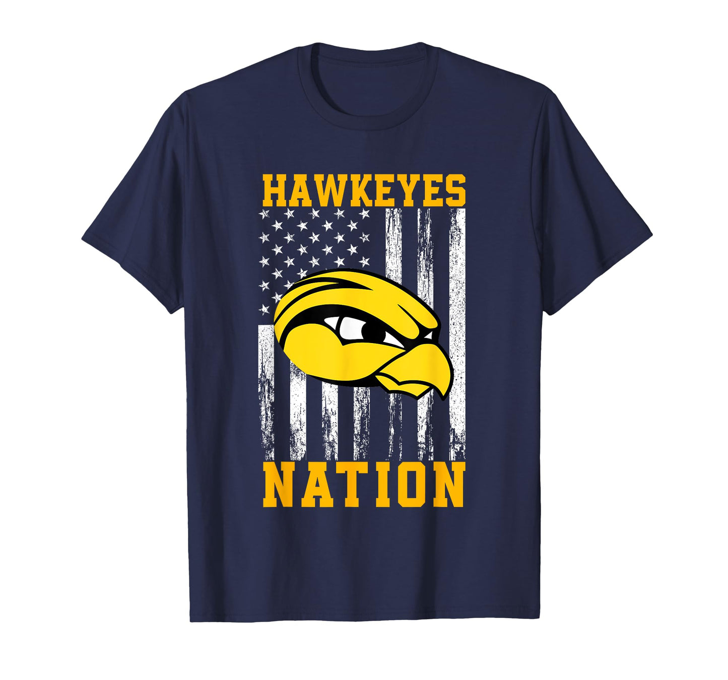 Hamilton Hawkeyes Logo Nation HS T-Shirt