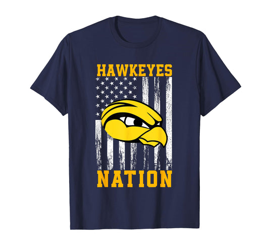 Hamilton Hawkeyes Logo Nation HS T-Shirt