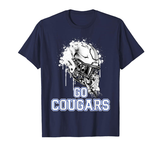 Beaumont Cougars Rising Helmet GO! T-Shirt