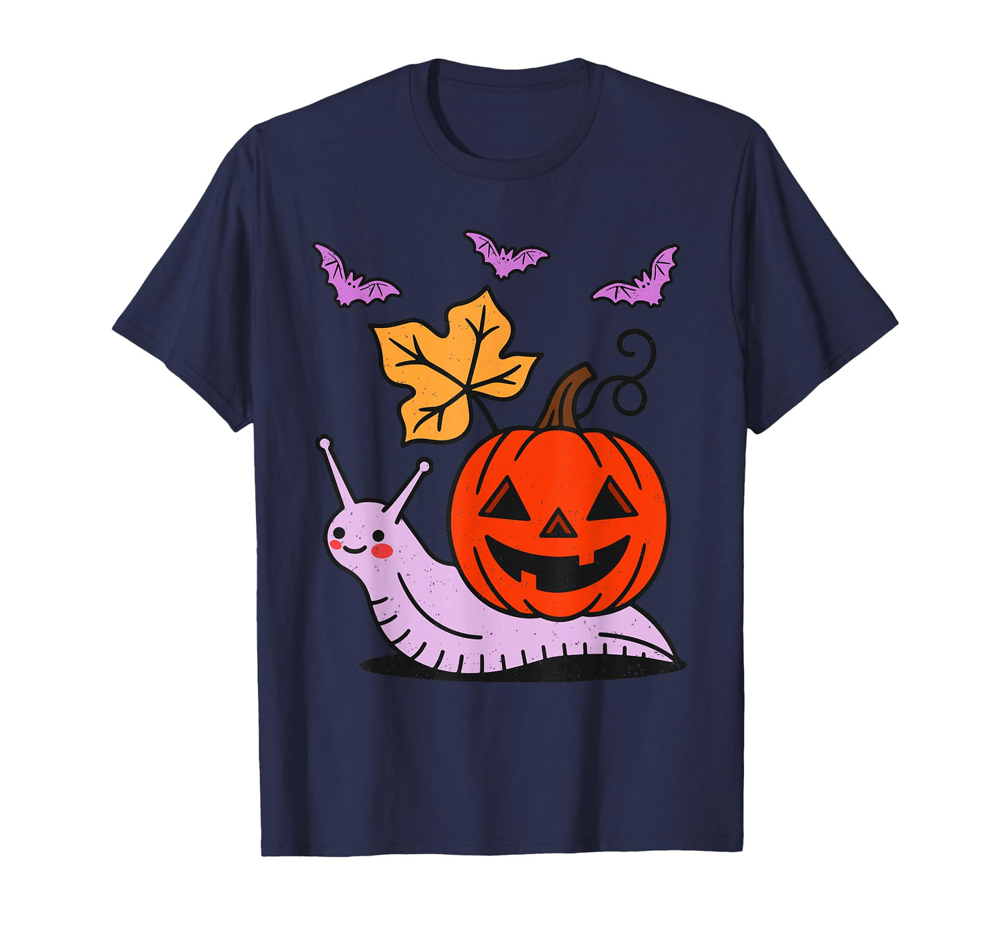 Pumpkin Snail Halloween Cute Jack O Lantern Spooky Season T-Shirt
