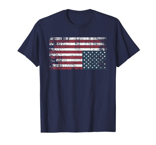 Upside down American flag, vintage upside down USA flag T-Shirt