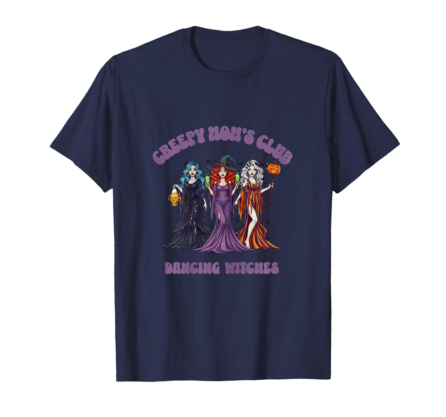 Halloween Mom's Club 3 Dancing Witches T-Shirt