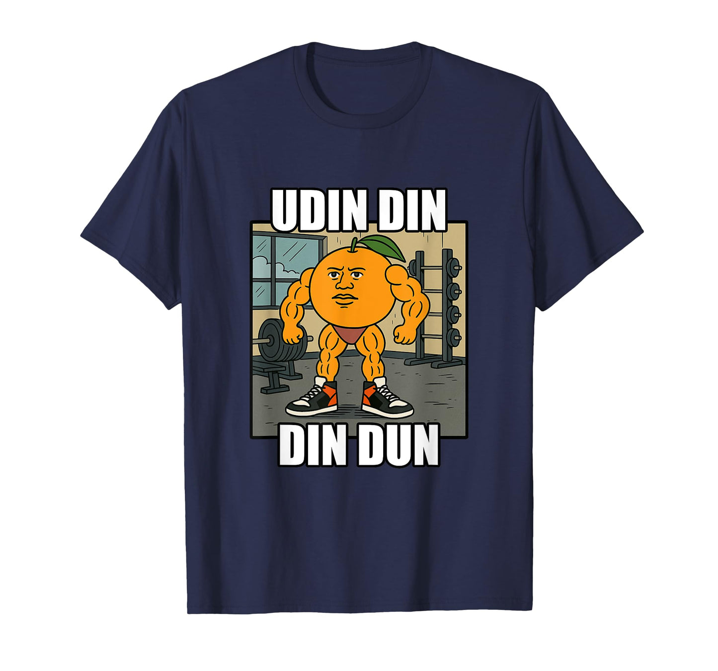 Udin Din Din Dun – Viral Brainrot Italian Meme Gym Brain rot T-Shirt